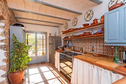 Typical mallorcan kitchen