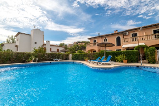 Large communal pool