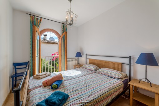 Third bedroom with garden views