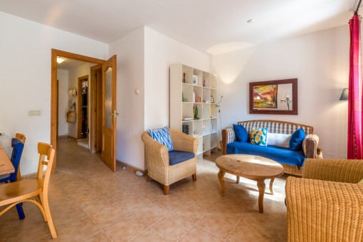 View to the lounge area