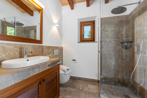 Bathroom with walk-in shower