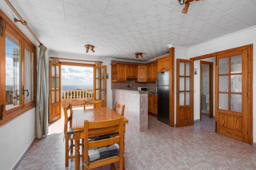 Separate apartment on the upper floor
