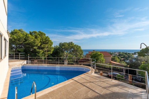 View of the pool