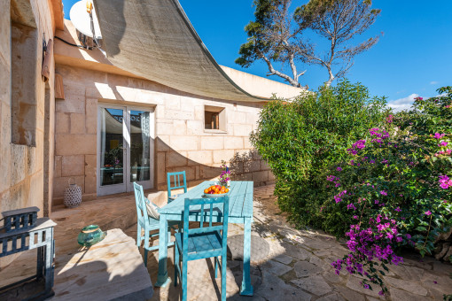 Charming terrace wit seating area