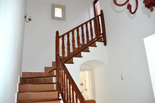 Stairs leading to the Bedrooms upstairs