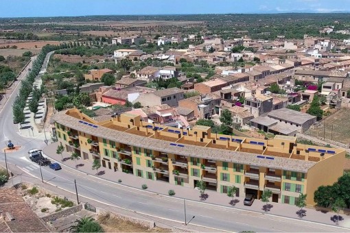 New-built project with commercial space on the ground floor in Santanyí