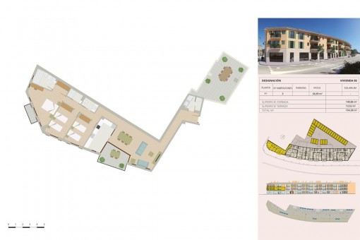Construction plan apartment Nr. 5