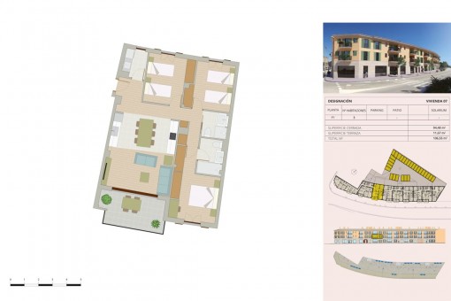 Construction plan apartment Nr. 7