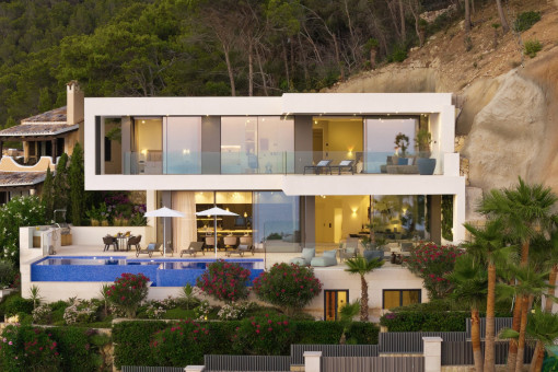 Evening exterior view