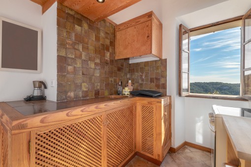 Small kitchen on the lower level