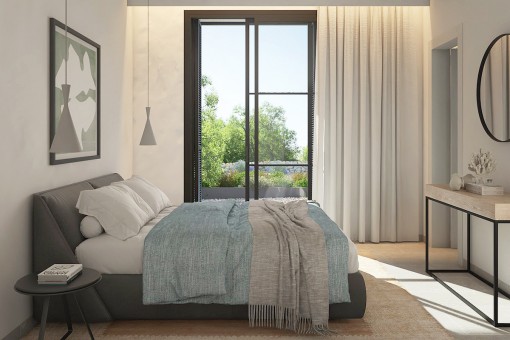 One of 5 bedrooms