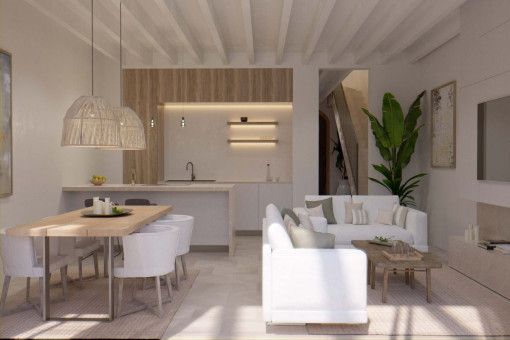 Alternative view of the living area