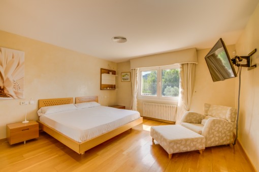 One of 7 bedrooms