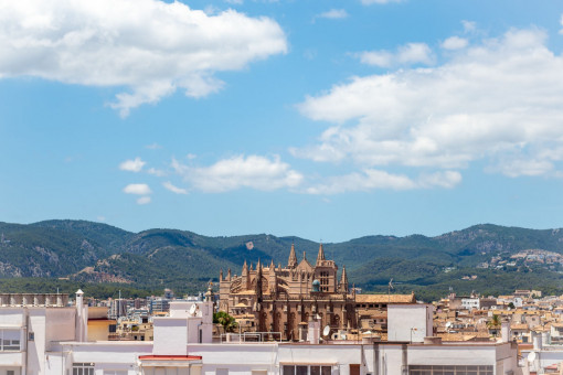 View as far as the catedral