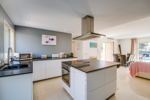 Modern kitchen with island