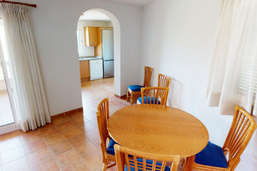 Inviting dining area