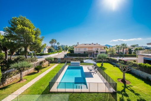Pool and garden view