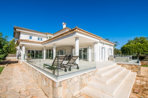 Exterior view of the villa