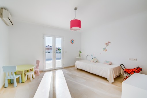 One of 6 bedrooms