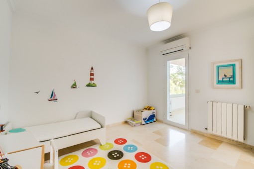 One of 6 bedrooms