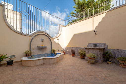 Inviting patio