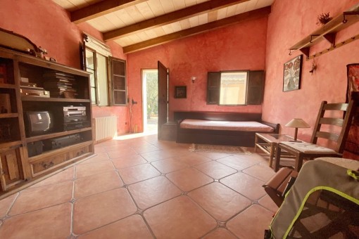 Bedroom in the guest house