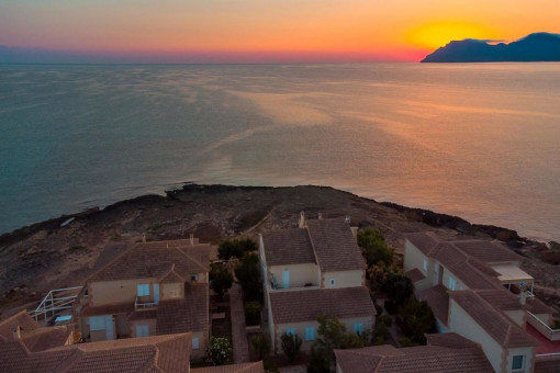 Bird`s eye view of the duplex