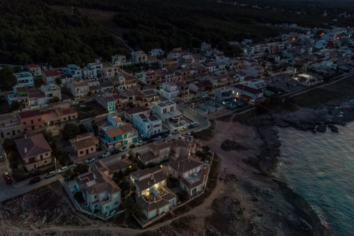 Bird`s eye view of the duplex