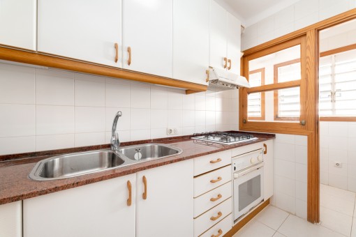 Kitchen with utility room