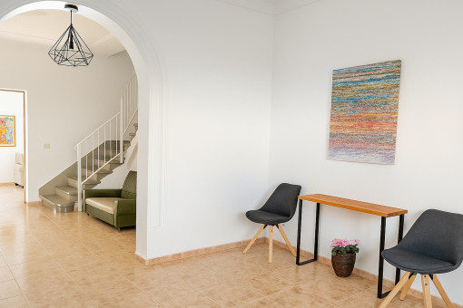 Modernised entrance area