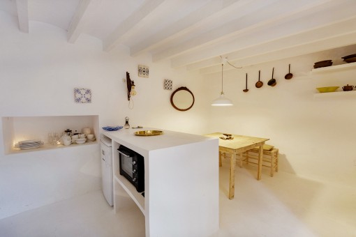Simple, open kitchen