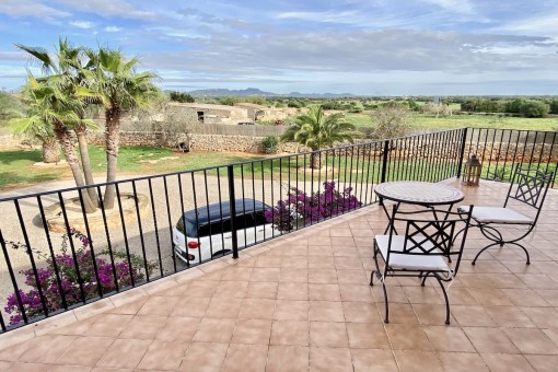 View of the balcony