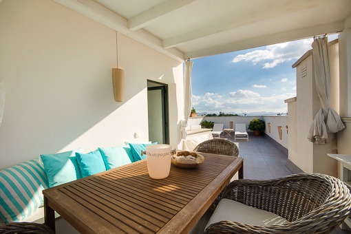 Large roof terrace