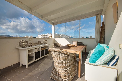 Lounge area on the terrace