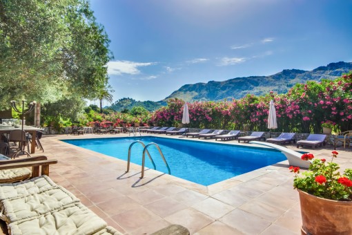 Inviting main pool area