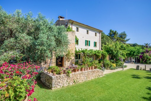 Exterior view of the main house