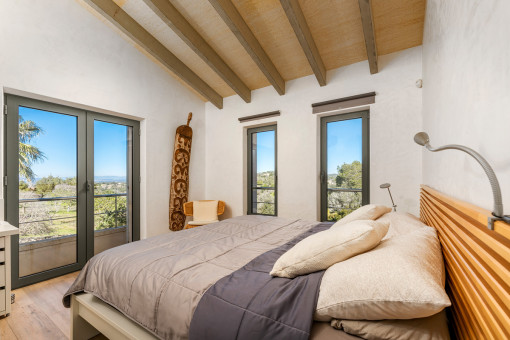 One of 3 bedrooms