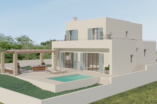 Exclusive newly-built villa with sea views in Tolleric