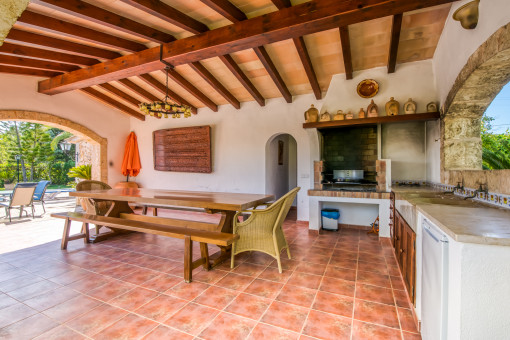 Terrace and exterior kitchen