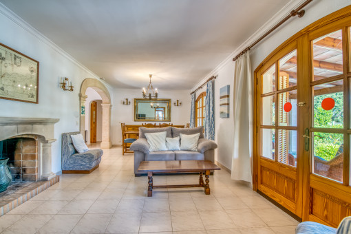 Living area of the second finca