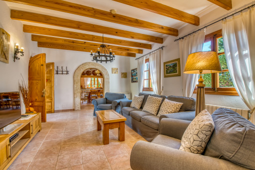 View to the kitchen