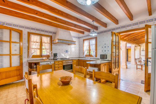 Kitchen and dining area
