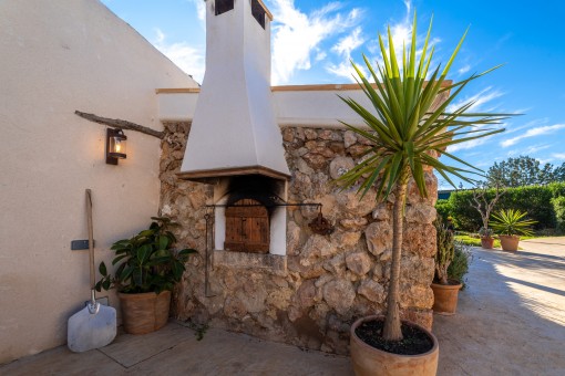 Baking oven in the garden