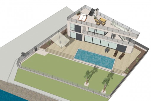 Plan of the villa