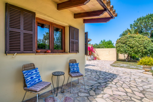Terrace with sitting area