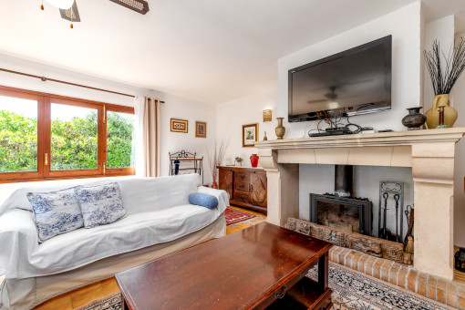 Cozy fire place