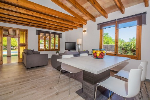 Adjoining dining area