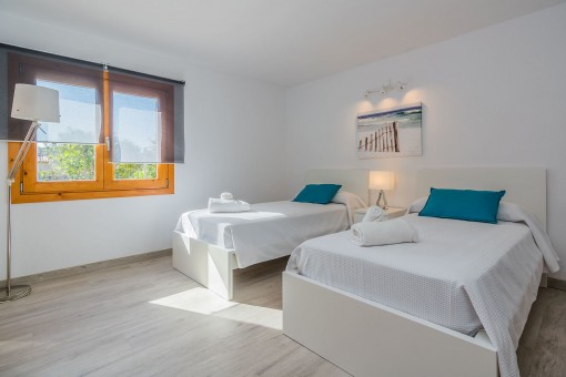 One of 3 bedrooms
