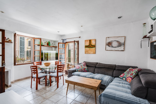 Living and dining area