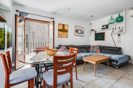 Living and dining area